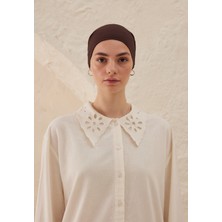 Fresh Slikonlu Kaydırmaz Bone Acı Kahve