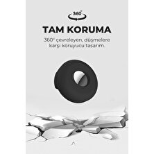 Wrysoon Airtag Uyumlu Köpek Tasma Kılıfı Tam Koruma Klasik Yumuşak Soft Silikon