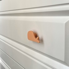 Pomerol turuncu Balina Dolap Kulpu - Çocuk Odası, Mutfak ve Banyo Için Modern ve Dayanıklı Mobilya Kulp, Hd