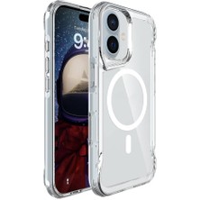 Kupa Apple Apple iPhone 16 Plus Kılıf Darbe Emici Airbag Köşe Şeffaf Pürüzsüz Sert Silikon Kapak