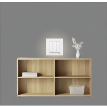 Viko Üçlü Anahtar Karre Beyaz Çerçeveli (90967068)