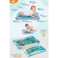 Bebek Oyun Su Matı (Tummy Time)  - Bebekler Için Sulu Karın Üstü Oyun Aktivite Seti