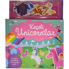 Keçeli Unicorn'lar (20 Keçeli Çıkartma ve 5 Oyun Sahnesi)