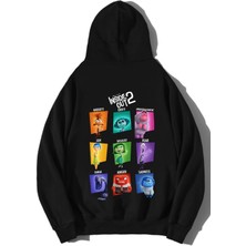 BRZ Collection Unisex Oversize Ters Yüz Duygular Hoodie