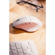 Everest SM-BT21 Pembe 2in1 Bluetooth ve Wireless 2.4ghz USB Kablosuz Mouse Ofis Mouse Sessiz Mouse