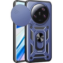 Pilanix Xiaomi Mi 13 Ultra Kılıf Ultra Korumalı Yüzüklü Manyetik Kamera Korumalı Sürgülü Vega