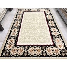 Burak Halı Simin 050 Krem-3 150X230 Krem Siyah 4 M2 Halı !