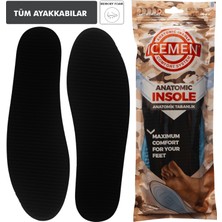 Baggor Iceman Yumuşak, Tam Ortopedik Tabanlık, Darbe Emici, Rahat, Spor, Erkek, Kadın