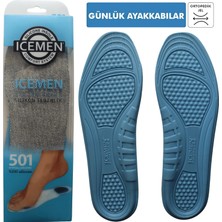 Baggor Icemen Yumuşak Kemer Ve Metatarsal Destekli,Topuk Rahatsızlığı Giderici Tam  Ortopedik Silikon Tabanlık,,Masaj Etkili, Konforlu, Rahat, Düz Taban, Ayak Ağrısı Erkek, Kadın, Çocuk, Yetişkin