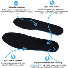 Baggor Iceman Memory Foam Yumuşak, Tam Ortopedik Ayakkabı Tabanlık Rahat, Konforlu, Masaj Etkili, Akıllı Hafızalı, Spor, Erkek, Kadın, Çocuk, Yetişkin