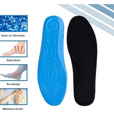 Baggor Iceman Memory Foam Yumuşak, Tam Ortopedik Ayakkabı Tabanlık Rahat, Konforlu, Masaj Etkili, Akıllı Hafızalı, Spor, Erkek, Kadın, Çocuk, Yetişkin