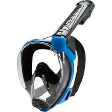 Cressi Baron S-M Beden Yetişkin Tam Yüz Maske Mavi-Siyah