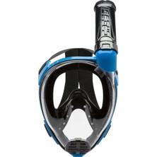 Cressi Baron S-M Beden Yetişkin Tam Yüz Maske Mavi-Siyah