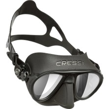 Cressi Calibro Yetişkin Dalış Maskesi Siyah Hd Lens