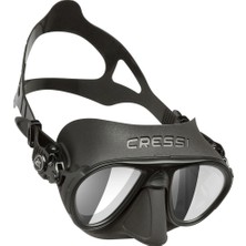 Cressi Calibro Yetişkin Dalış Maskesi Siyah Hd Lens