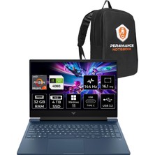 Hp Victus 16 Amd Ryzen 7 8845HS 32GB 4tb SSD RTX4060/8GB 16.1" Fhd 144Hz W11H Taşınabilir Bilgisayar & Per4 Çanta A05N8EAPN360