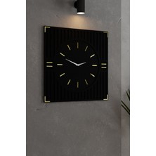 Acar Grafik Acar Grafik Premium Dekoratif Ahşap Ayna Pleksili Duvar Saati