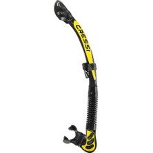 Cressi Alpha Ultra Dry Yetişkin Şnorkel Black-Yellow