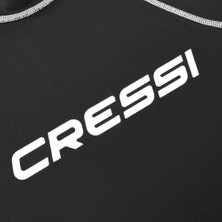 Cressi Lady Kısa Kollu Siyah-Beyaz Yetişkin Rash Guard Small
