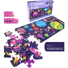 Doerkids Cosmic Fun Midi Puzzle | 80 Parça  5+ Yaş