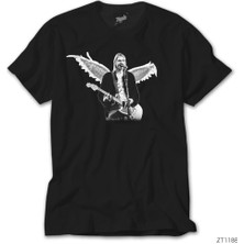 Crows Gate Kurt Cobain Siyah Tişört