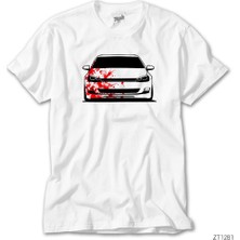 Crows Gate Volkswagen Golf Blood Beyaz Tişört