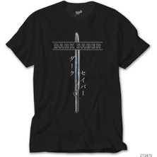 Crows Gate Star Wars Dark Saber Siyah Tişört