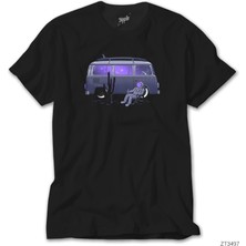 Karavanlı Uzaylı Siyah Tişört