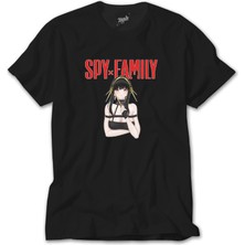 Crows Gate Spy X Family Yor Forger Siyah Tişört