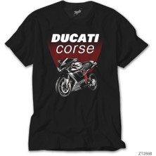 Crows Gate Ducati Corse Siyah Tişört