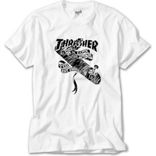 Crows Gate Thrasher Love Affair Beyaz Tişört