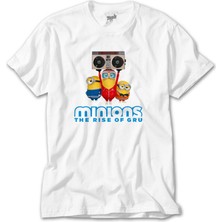 Crows Gate Minions The Rise Of Gru Beyaz Tişört