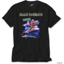 Crows Gate Iron Maiden Flight 666 Siyah Tişört
