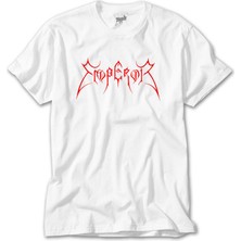 Crows Gate Emperor Logo Red Beyaz Tişört