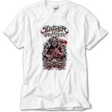 Crows Gate Slaughter To Prevail Skull Beyaz Tişört