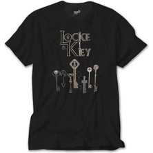 Crows Gate Locke Key Keys Siyah Tişört