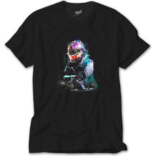 Crows Gate F1 Lewis Hamilton 44 Siyah Tişört