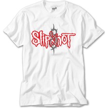 Crows Gate Slipknot Logo Beyaz Tişört