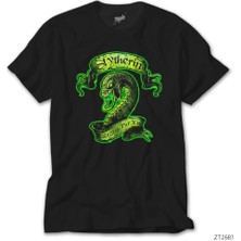Crows Gate Hary P. Slytherin Official Siyah Tişört
