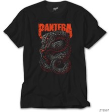 Crows Gate Pantera Snake Siyah Tişört