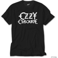 Crows Gate Ozzy Osbourne Logo Siyah Tişört