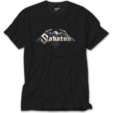 Crows Gate Sabaton Eagle Siyah Tişört