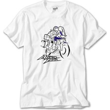 Crows Gate Honda Africa Twin CRF1000 Beyaz Tişört