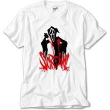 Crows Gate Scream Comic Beyaz Tişört