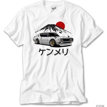 Crows Gate Skyline Gtr Kenmeri Beyaz Tişört