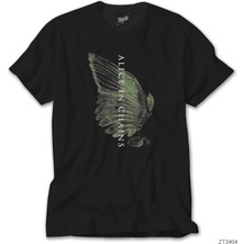 Crows Gate Alice In Chains Wing Siyah Tişört