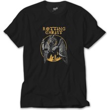 Crows Gate Rotting Christ Design Siyah Tişört
