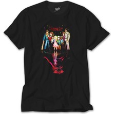 Crows Gate Stranger Things Team Siyah Tişört