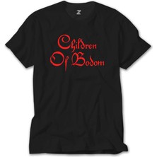 Crows Gate Children Of Bodom Yazı Siyah Tişört