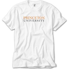 Crows Gate Princeton University Text Beyaz Tişört